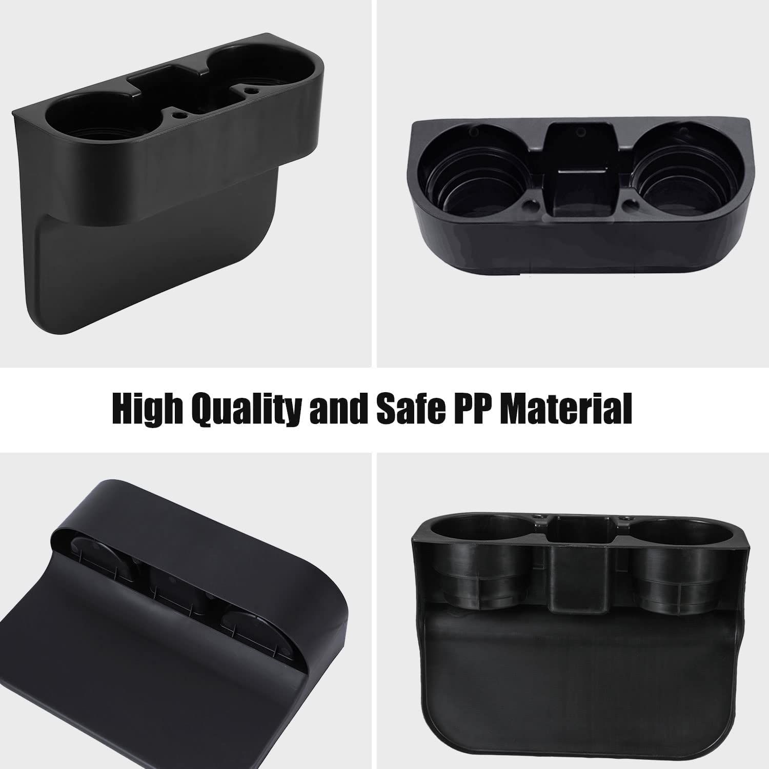 Car Cup Holder, Car Seat Seam Wedge Cup Holder, Cell Phone Holder, Food Drink view 2