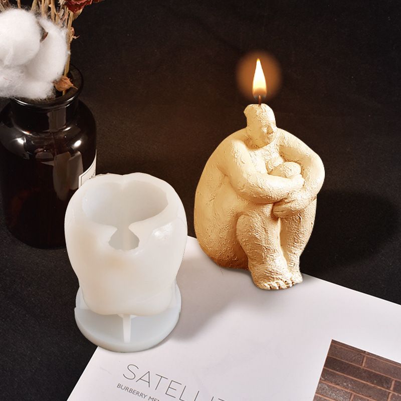 Candle Mold 3D Candle Mould Silicone Resin Casting Mould for Making Soap Epoxy view 3