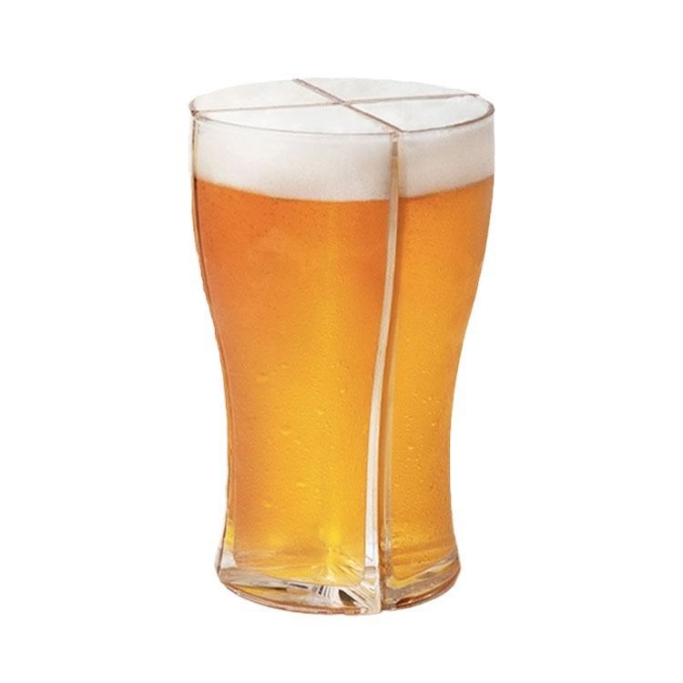 Large Beer Glasses Classic Craft Beer Glass - Safe Lead-Free Glass
