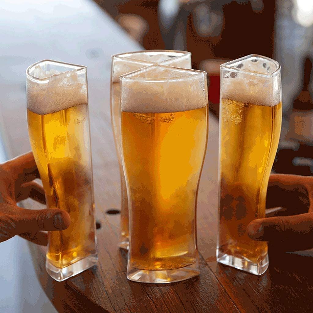 Large Beer Glasses Classic Craft Beer Glass - Safe Lead-Free Glass view 4