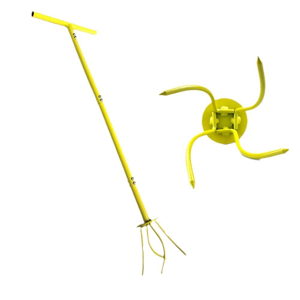 Soil Tiller Long Handle Widely Use Comfortable Grip Handheld Twist Tiller Soil