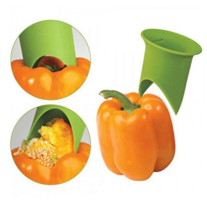 Pepper Corer Tool | 2Pcs Vegetables Core Separator Gadget | Professional view 2