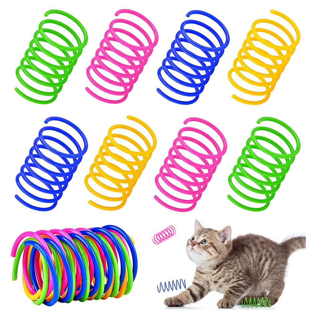 4 Pack Cat Spring Toys for Indoor Cats