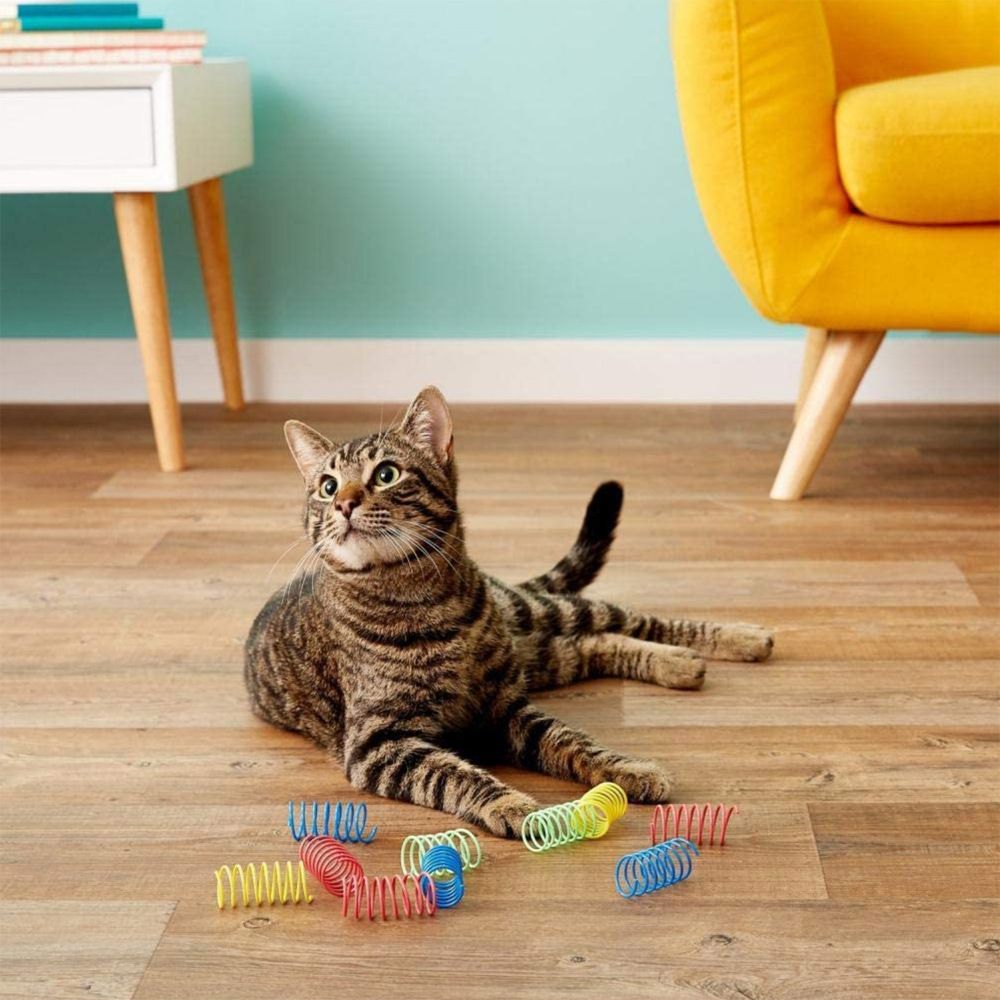 4 Pack Cat Spring Toys for Indoor Cats view 2