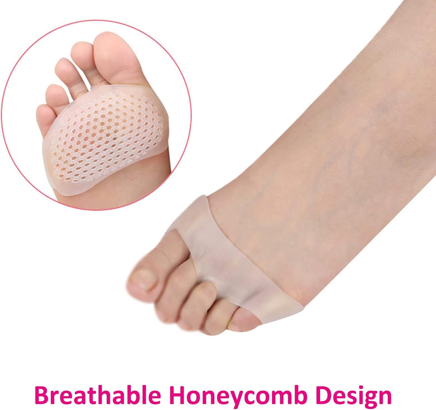 Metatarsal Pads for Women and Men Foot Pads Forefoot Pads Ball of Foot view 5
