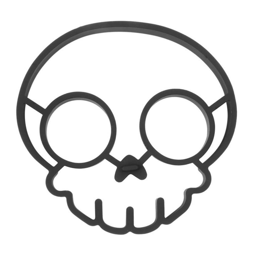 Funny Skeleton Head Breakfast Fried Egg