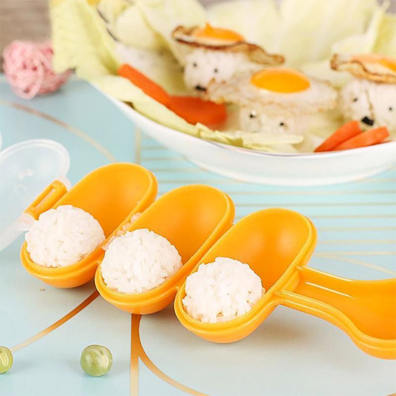Rice Ball Maker Mold with Rice Paddle - Sushi Maker Rice Ball Mold Rice Molds view 4