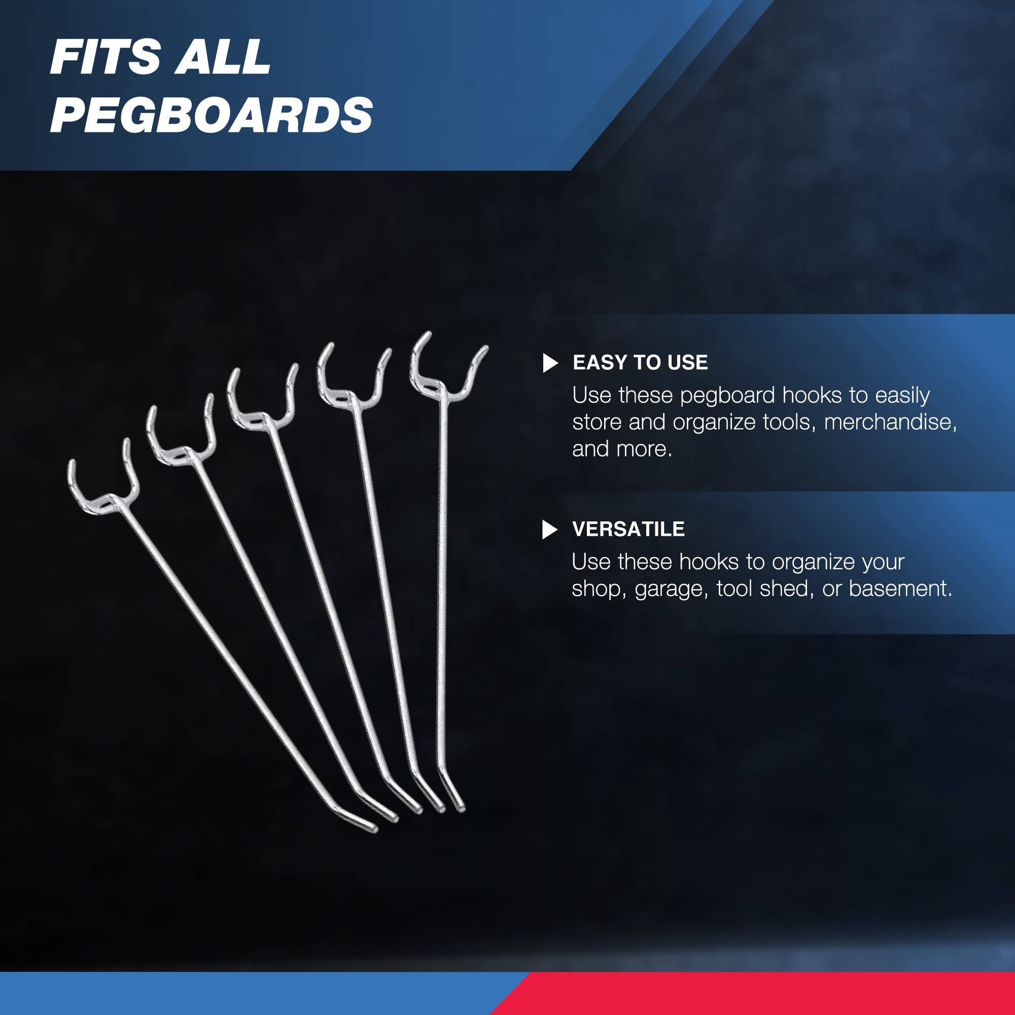 6” Pegboard Hook Organizer Kit view 3