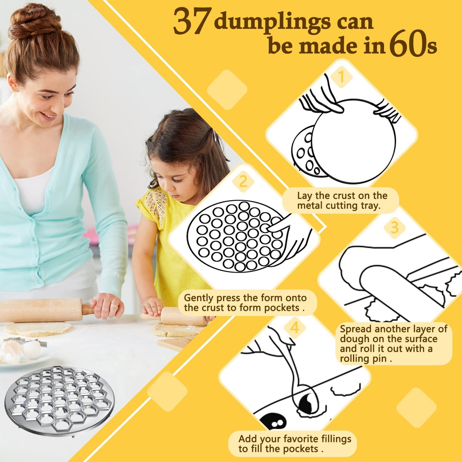 Ravioli Maker Dumplings Mold view 3