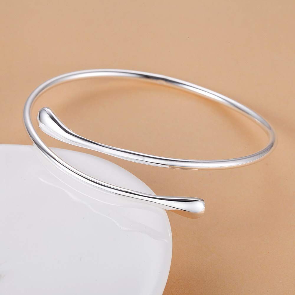 Shining Bangle Bracelets subtle elegance Perfect Jewelry Gifts Dainty Thin view 4