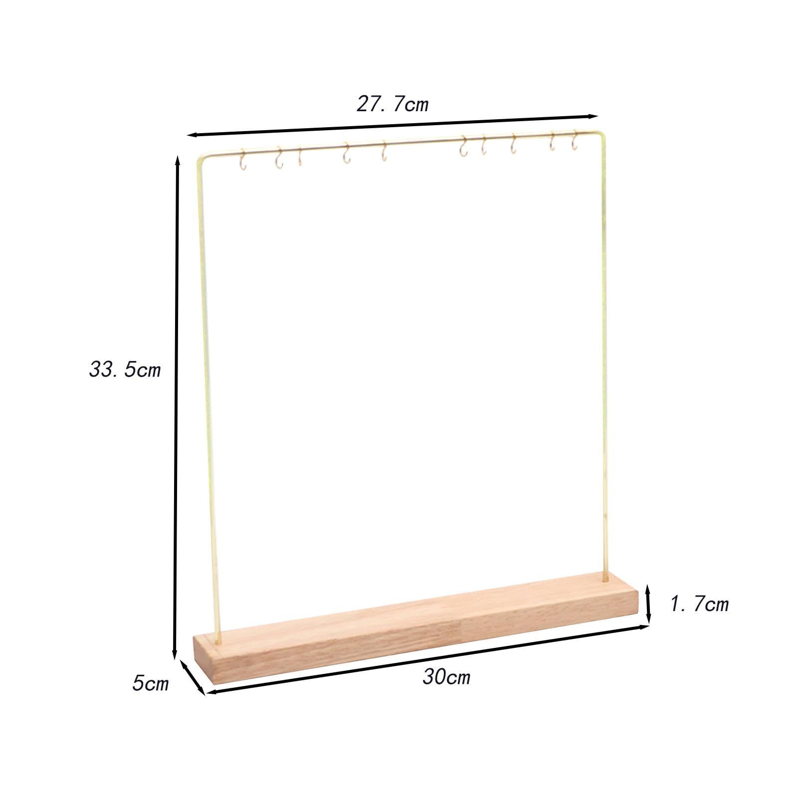 Necklace Stand Holder, Jewelry Display Rack Hanger, Multipurpose Earrings view 3