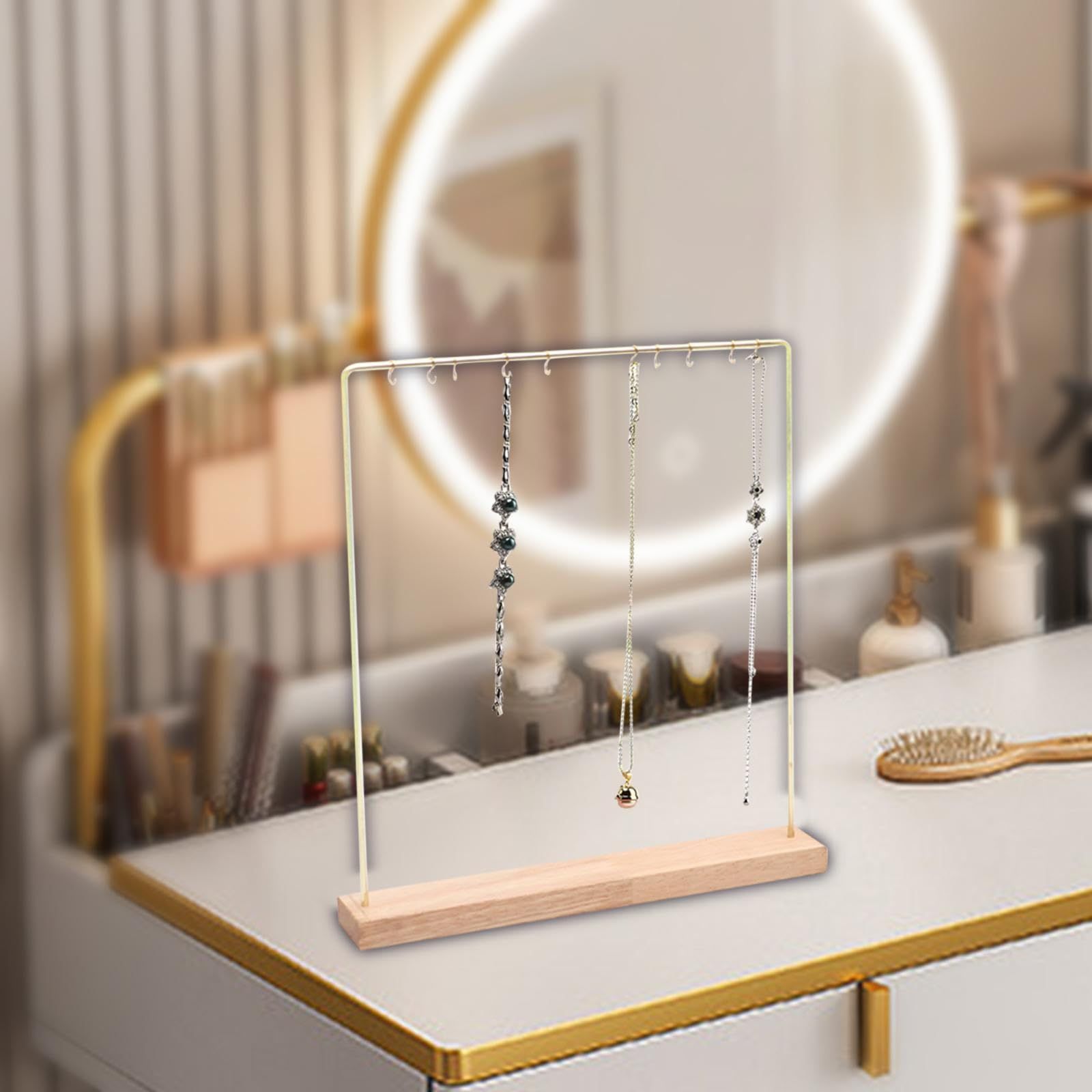 Necklace Stand Holder, Jewelry Display Rack Hanger, Multipurpose Earrings view 4