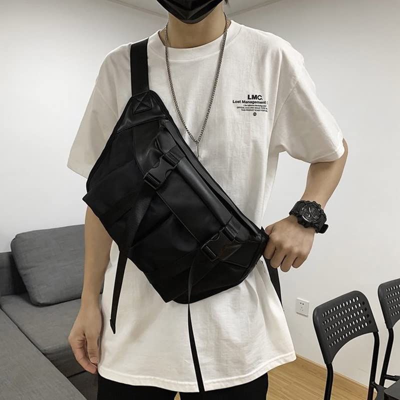 Woman Waist Bags Large Capacity Pack Street Wear Chest Bag Hip Hop Crossbody view 2