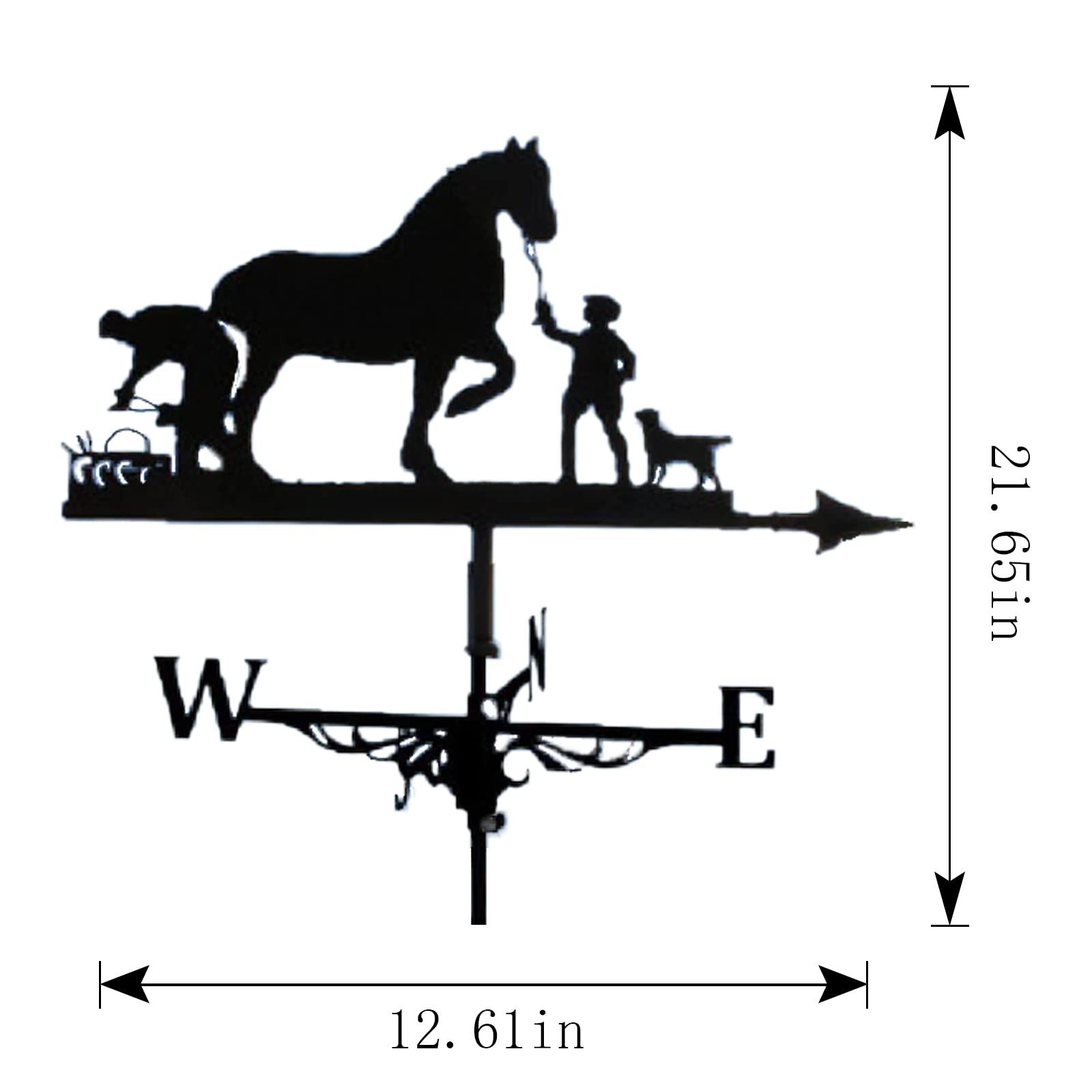 Various Shapes of Stainless Steel Creative weathervane view 2