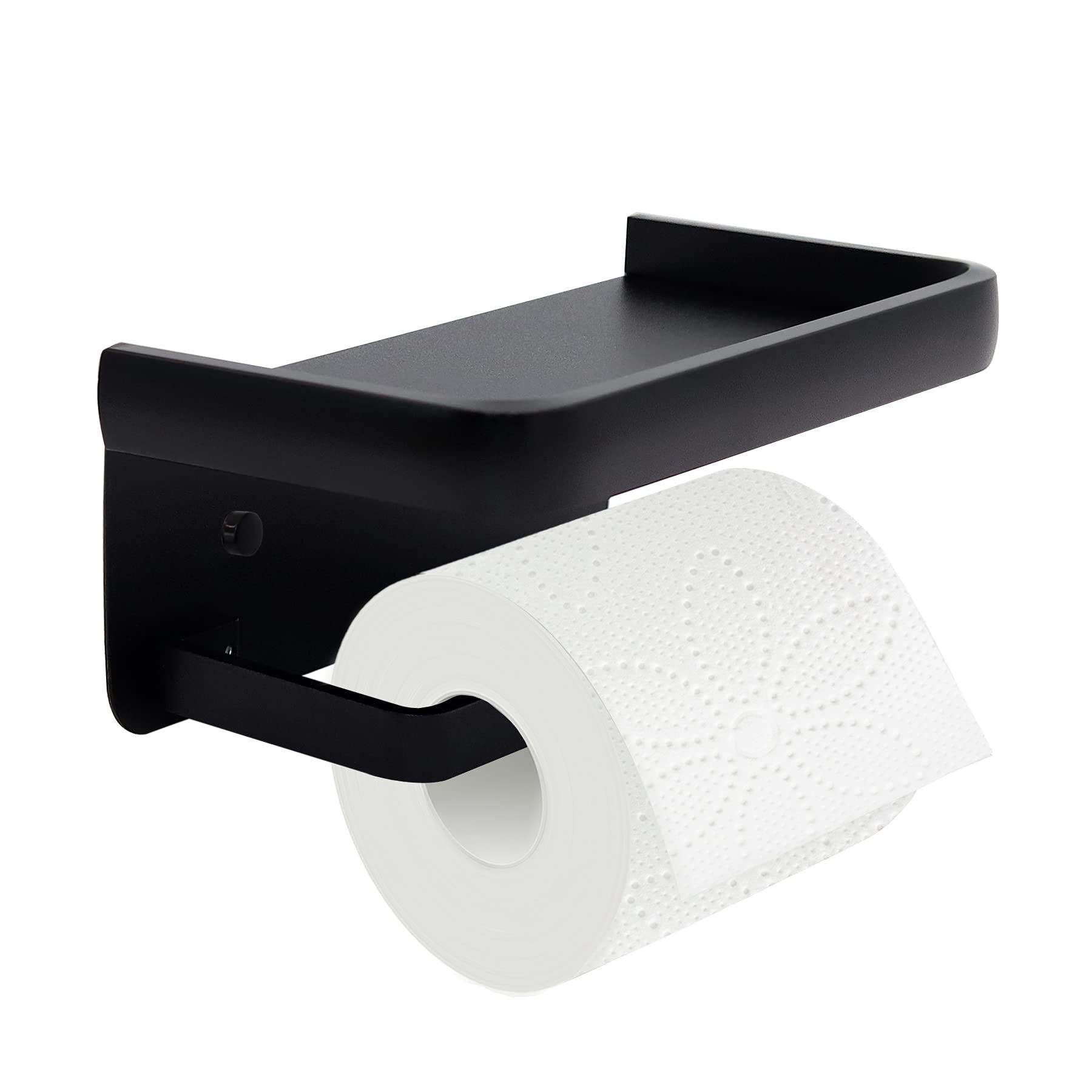 Toilet Paper Holder with Shelf