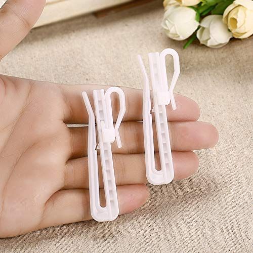 20pcs Plastic Curtain Hooks view 4