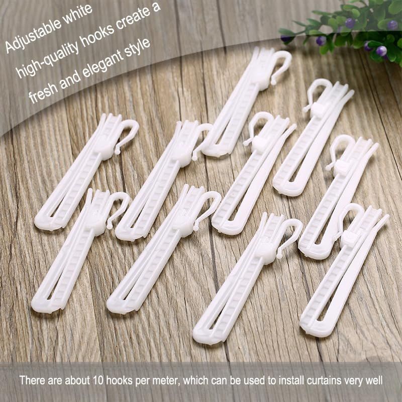 20pcs Plastic Curtain Hooks view 5