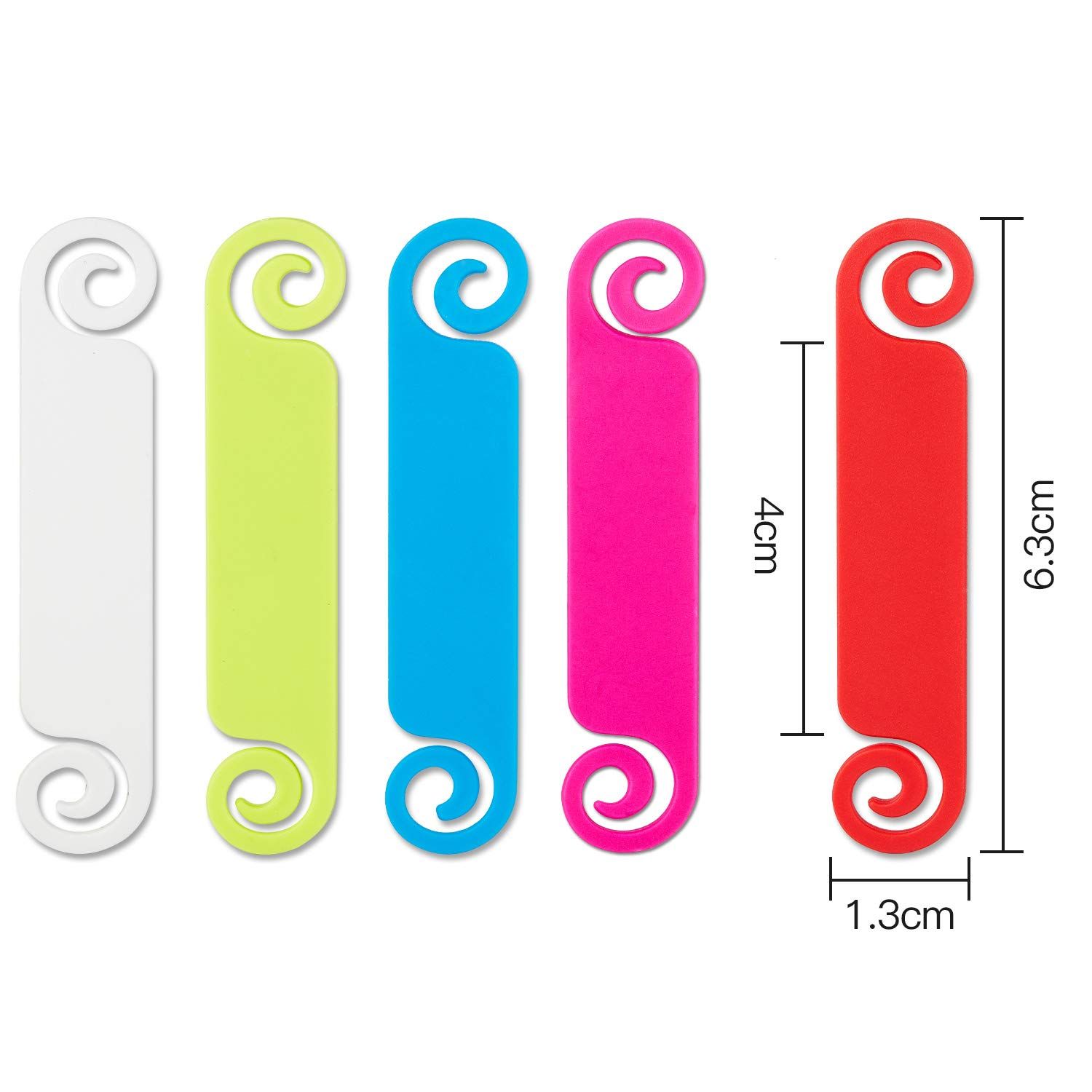 50 Pieces Cable Tags Cable Management Labels Multicolor Cable Labels Cord view 2