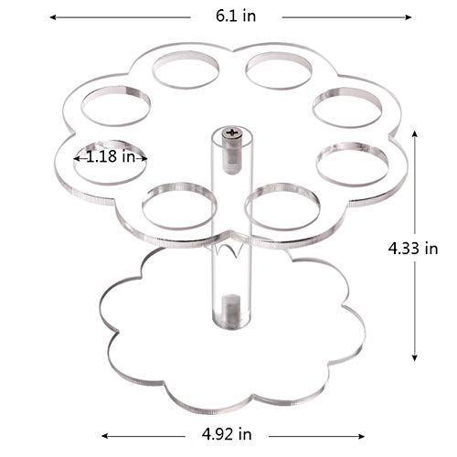 Stand Clear Cotton Candy Stand Display Mini Waffle Cone Displaying Stand view 4