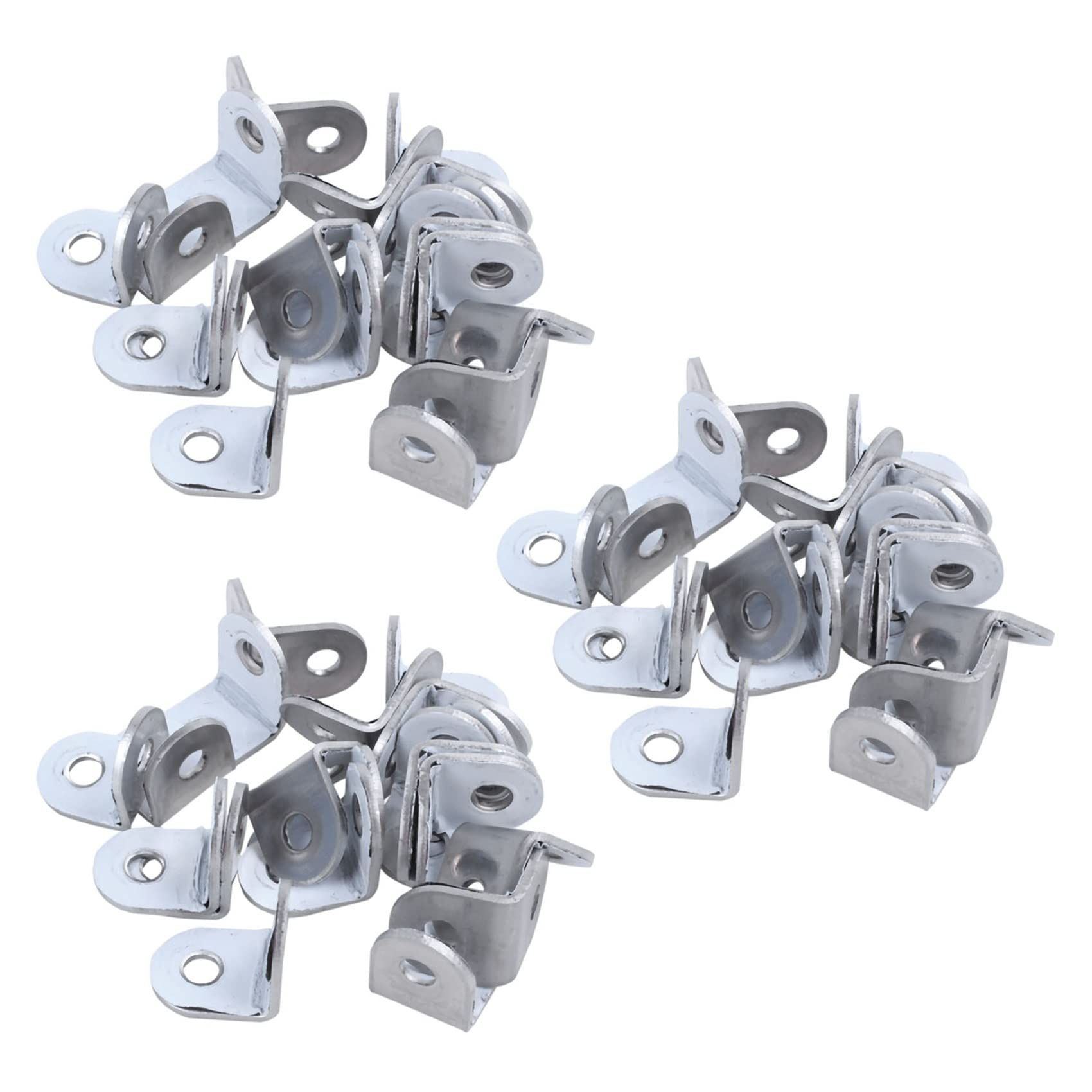 50 Pack Stainless Steel 90 Degree Angle L Shaped Bracket — image 1