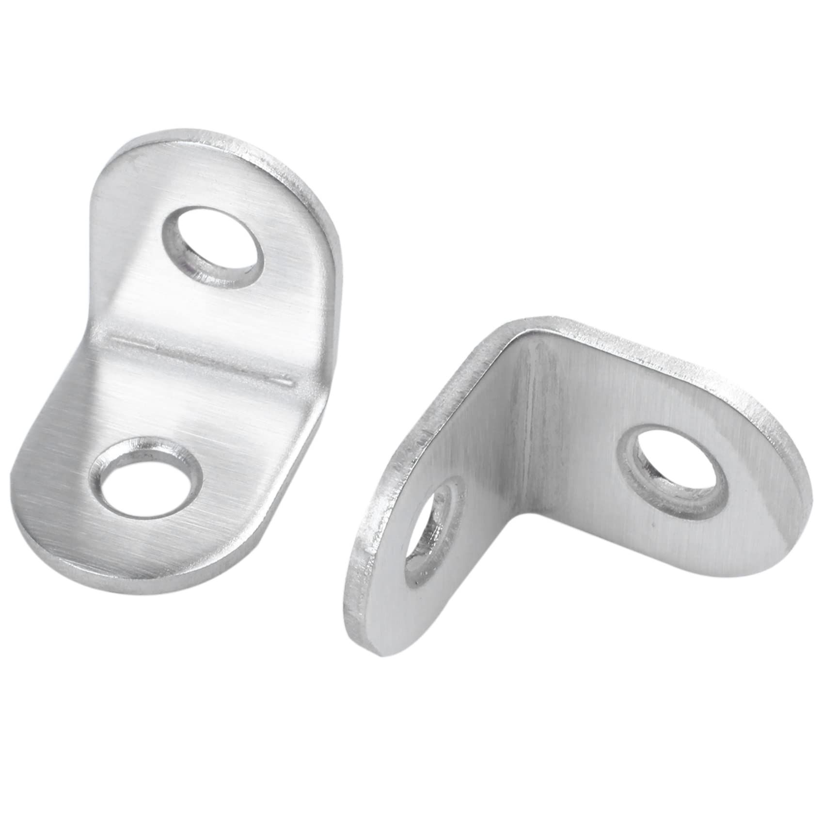 50 Pack Stainless Steel 90 Degree Angle L Shaped Bracket view 2