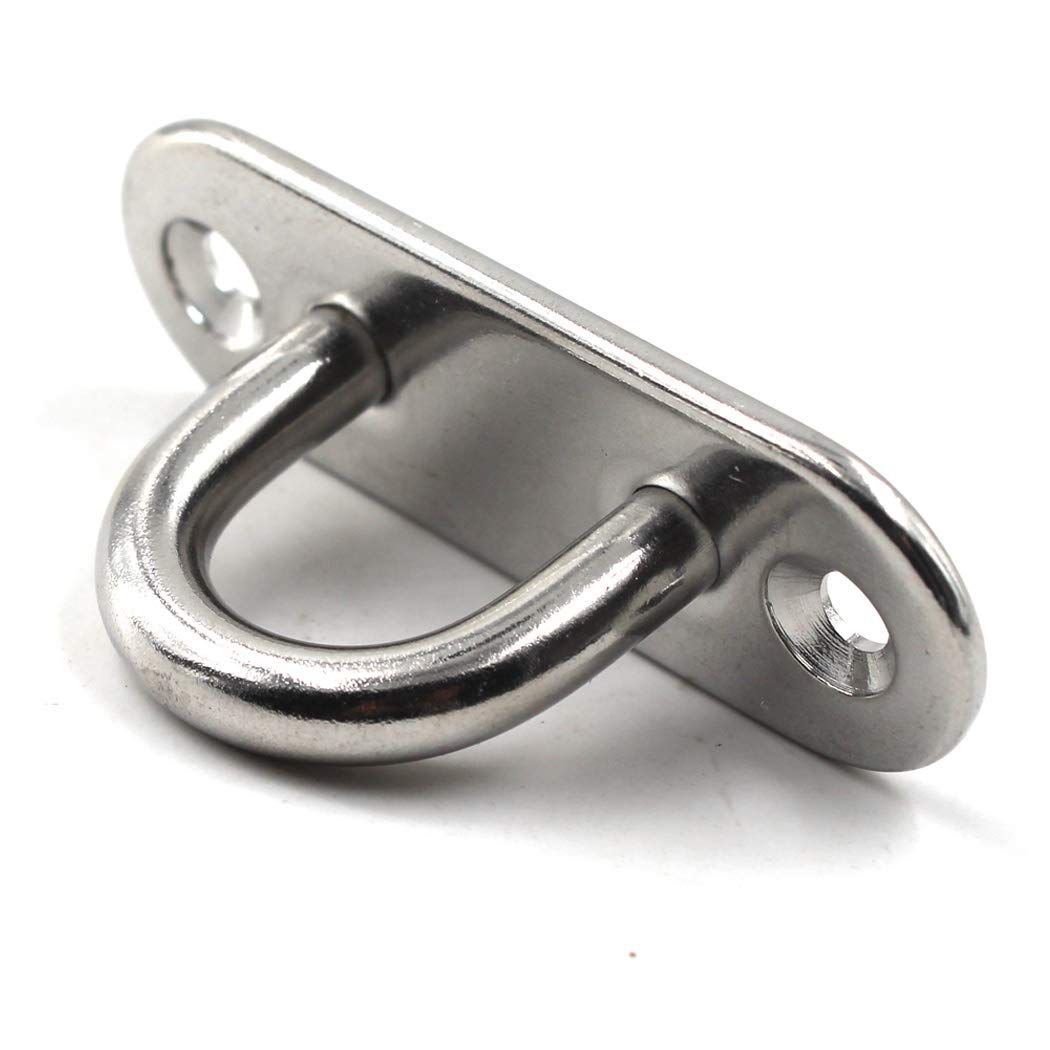 Heavy DutyStainless Steel Hammock Ceiling Hook Pad Eye Plates Corrosion view 4
