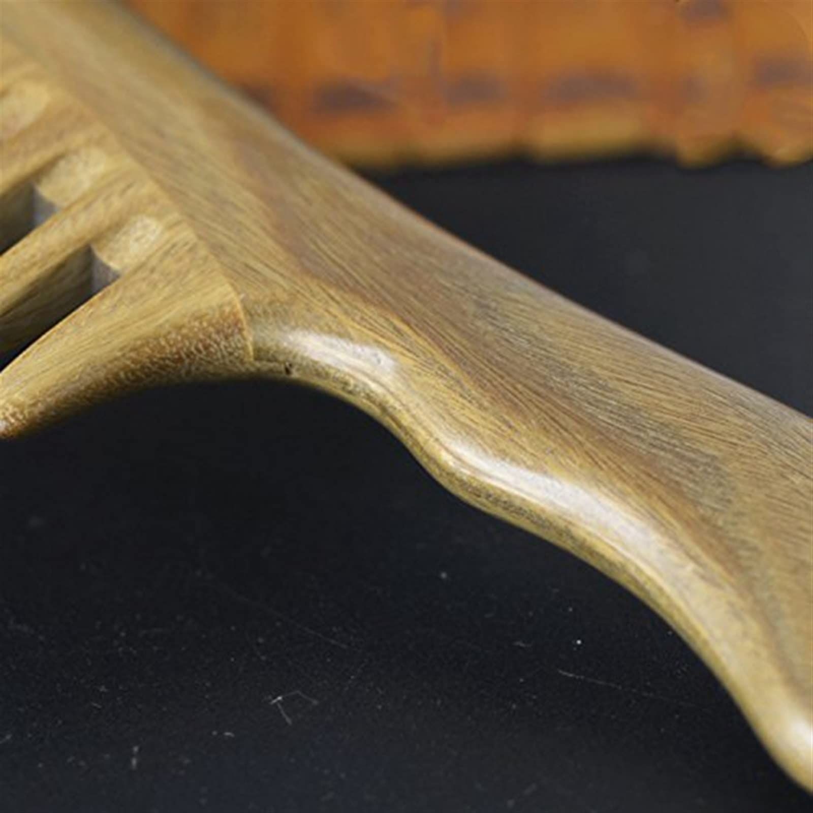 Natural Sandalwood Hair Combs - Anti-Static Sandalwood Scent Natural Hair view 3