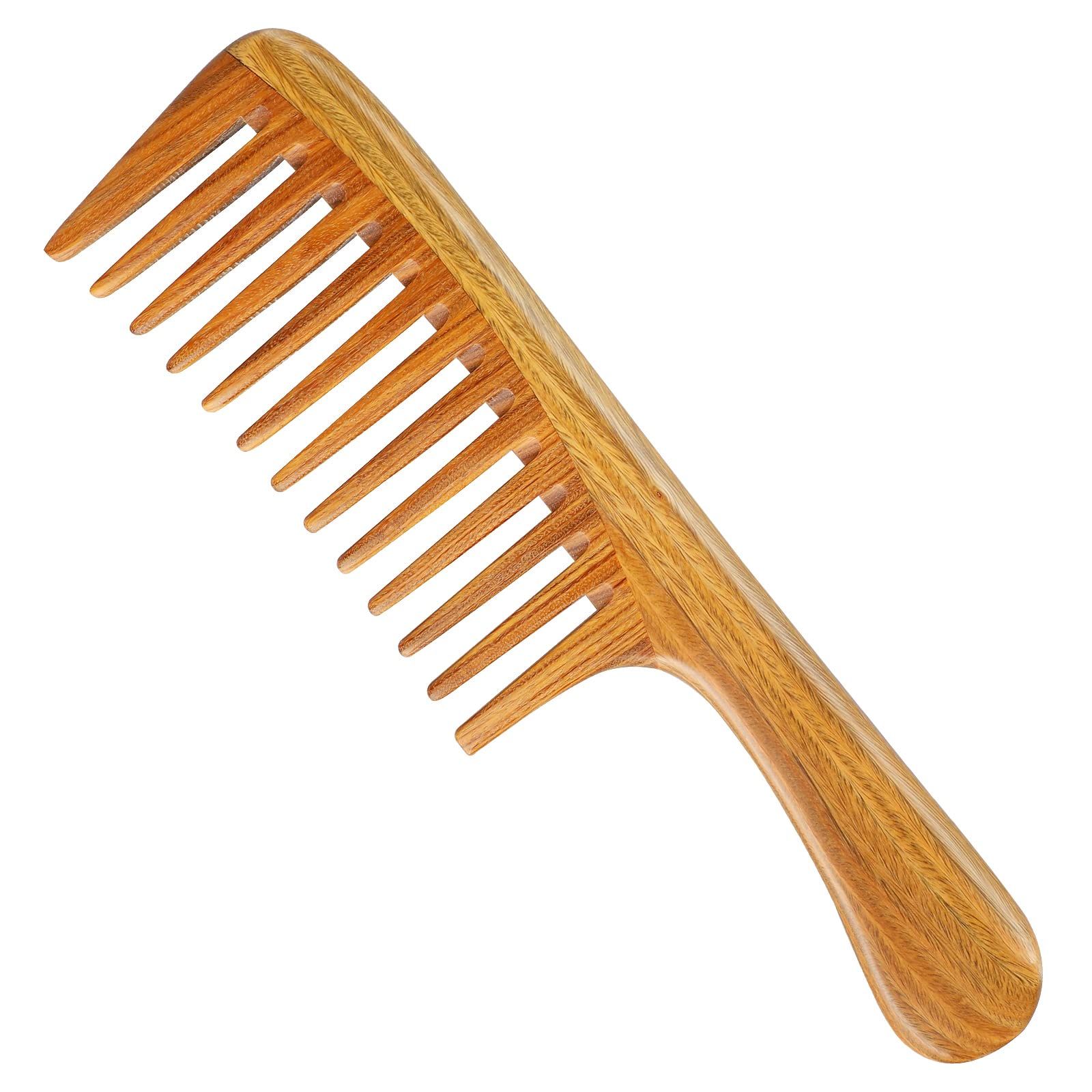 Natural Sandalwood Hair Combs - Anti-Static Helps to relieve tension and