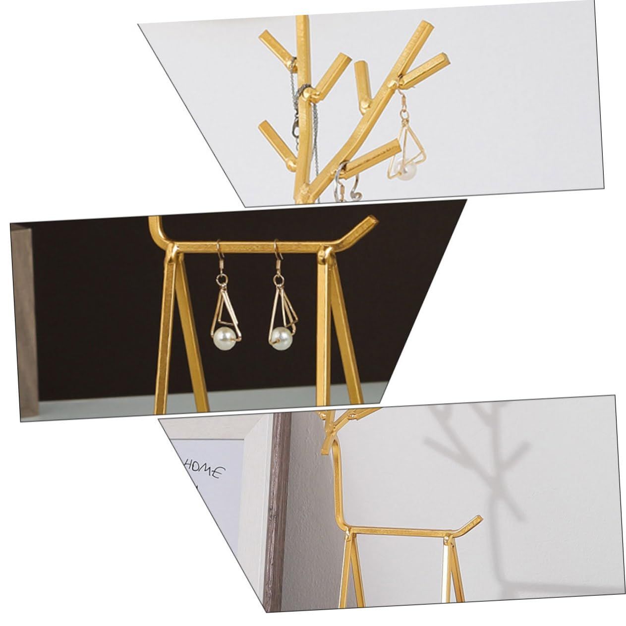 1pc Deer Storage Ornaments Lovely Jewelry Holder Earring Display Stand Chic view 5