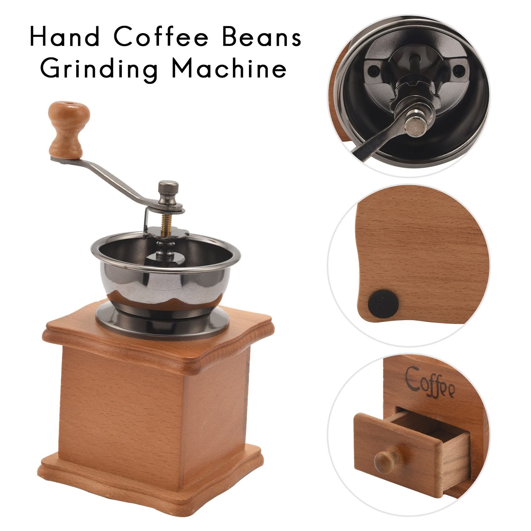 Manual Coffee Grinder, Hand Coffee Beans Grinding Machine, Hand Coffee Burr view 5