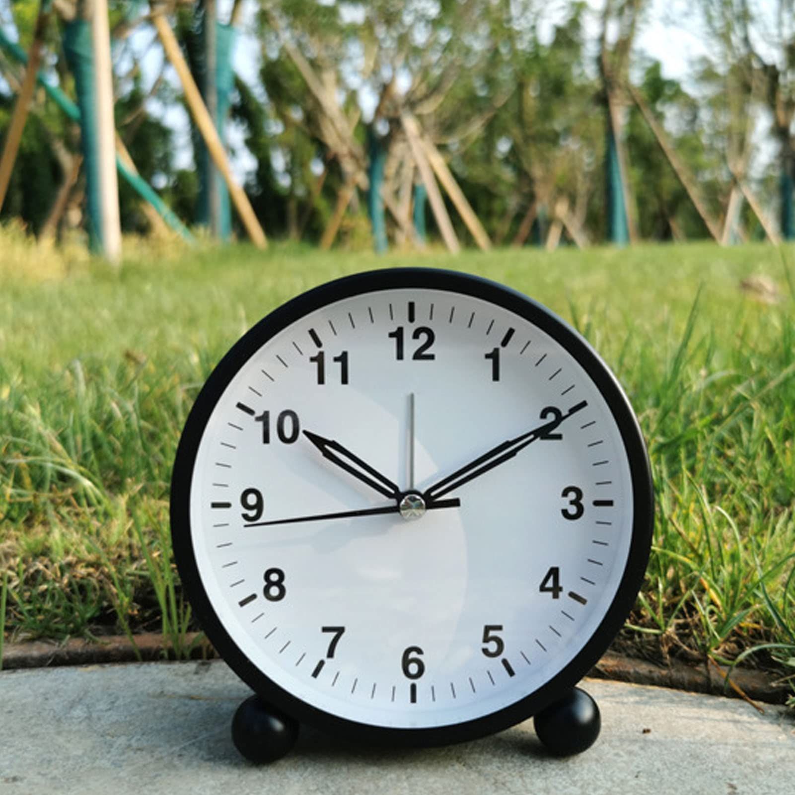 Alarm Clock, Alarm Clock for Kids, 4.3 Inch Analog Alarm Clock with Night view 4