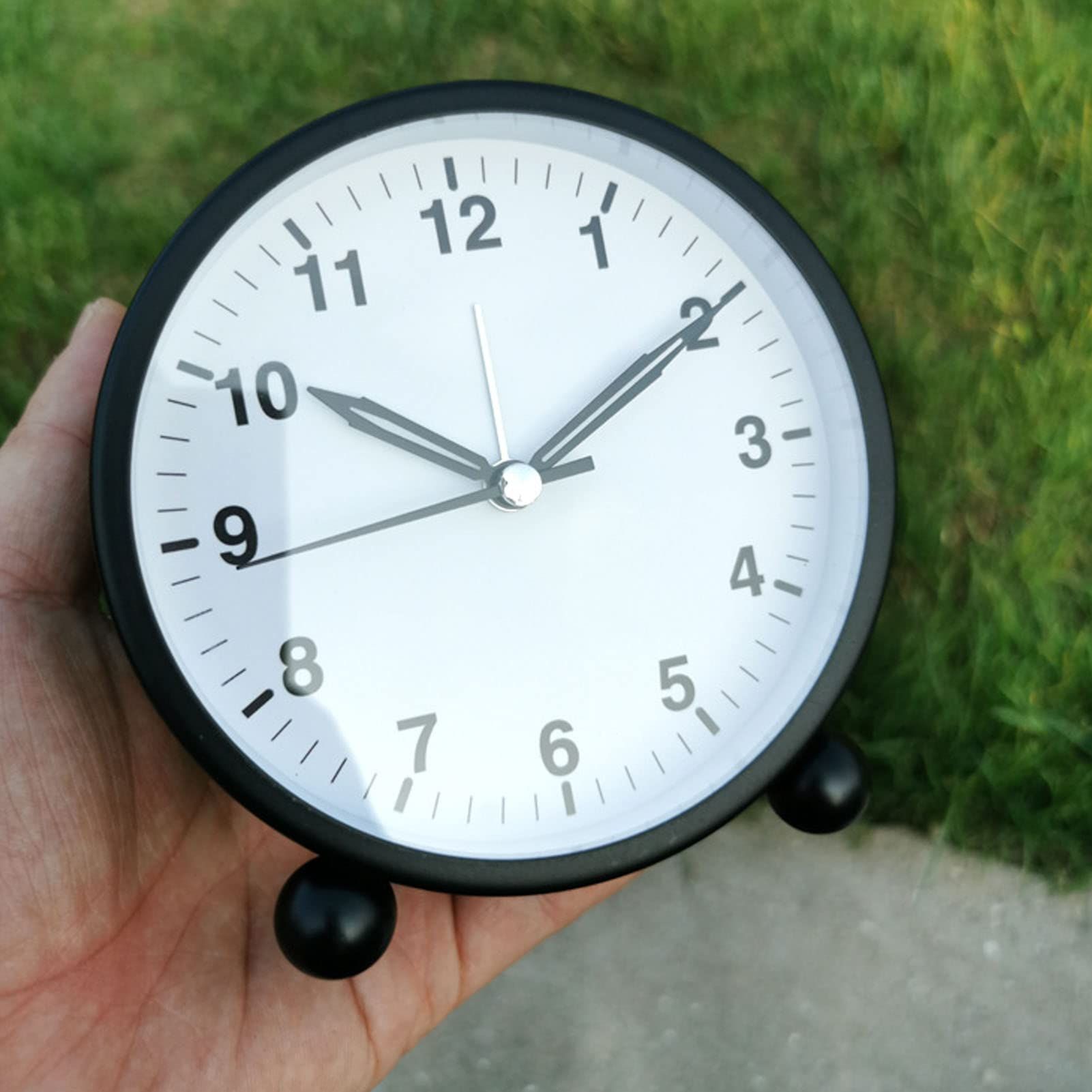 Alarm Clock, Alarm Clock for Kids, 4.3 Inch Analog Alarm Clock with Night view 5
