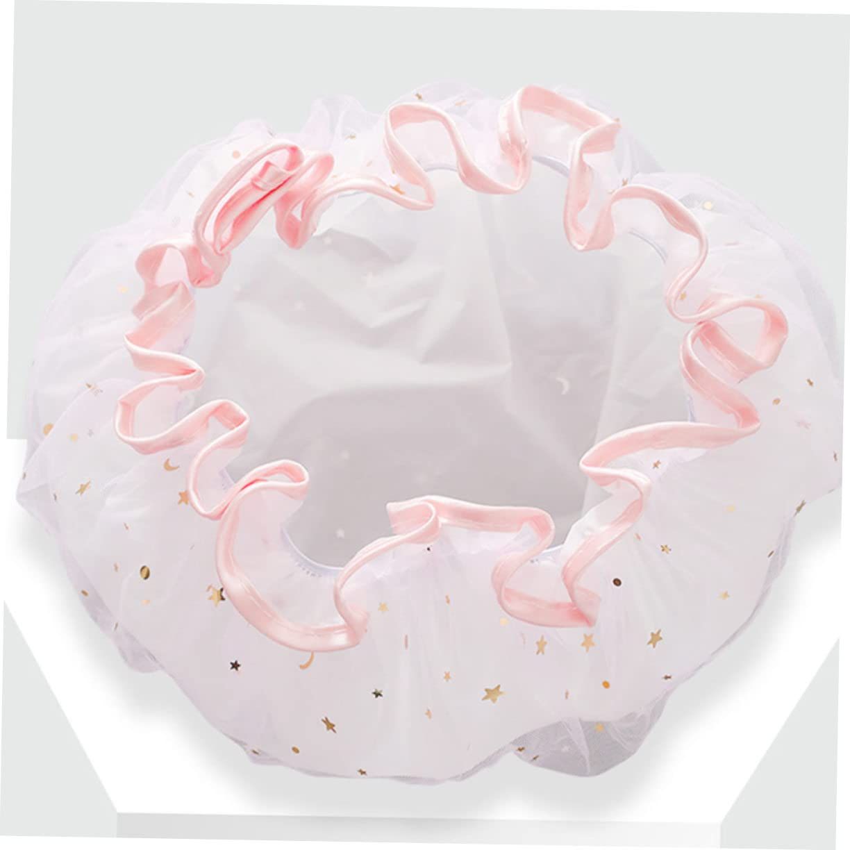 3pcs Shower Cap Waterproof Bathing Caps Home Bathing Caps Fresh Bath Caps Bath view 5