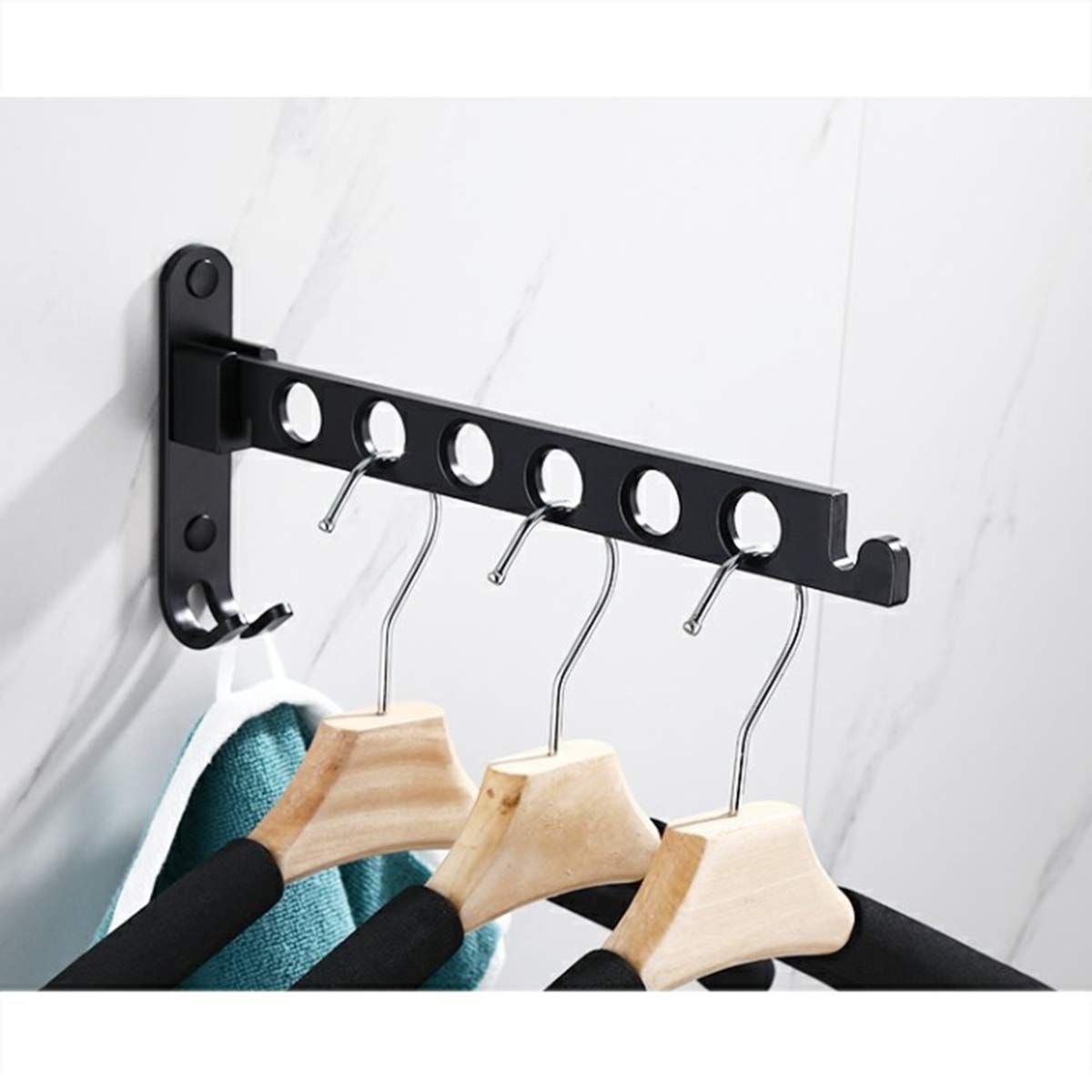 Wall-Mounted, Space Aluminum Surface polishing Treatment, Base 90° Folding view 5