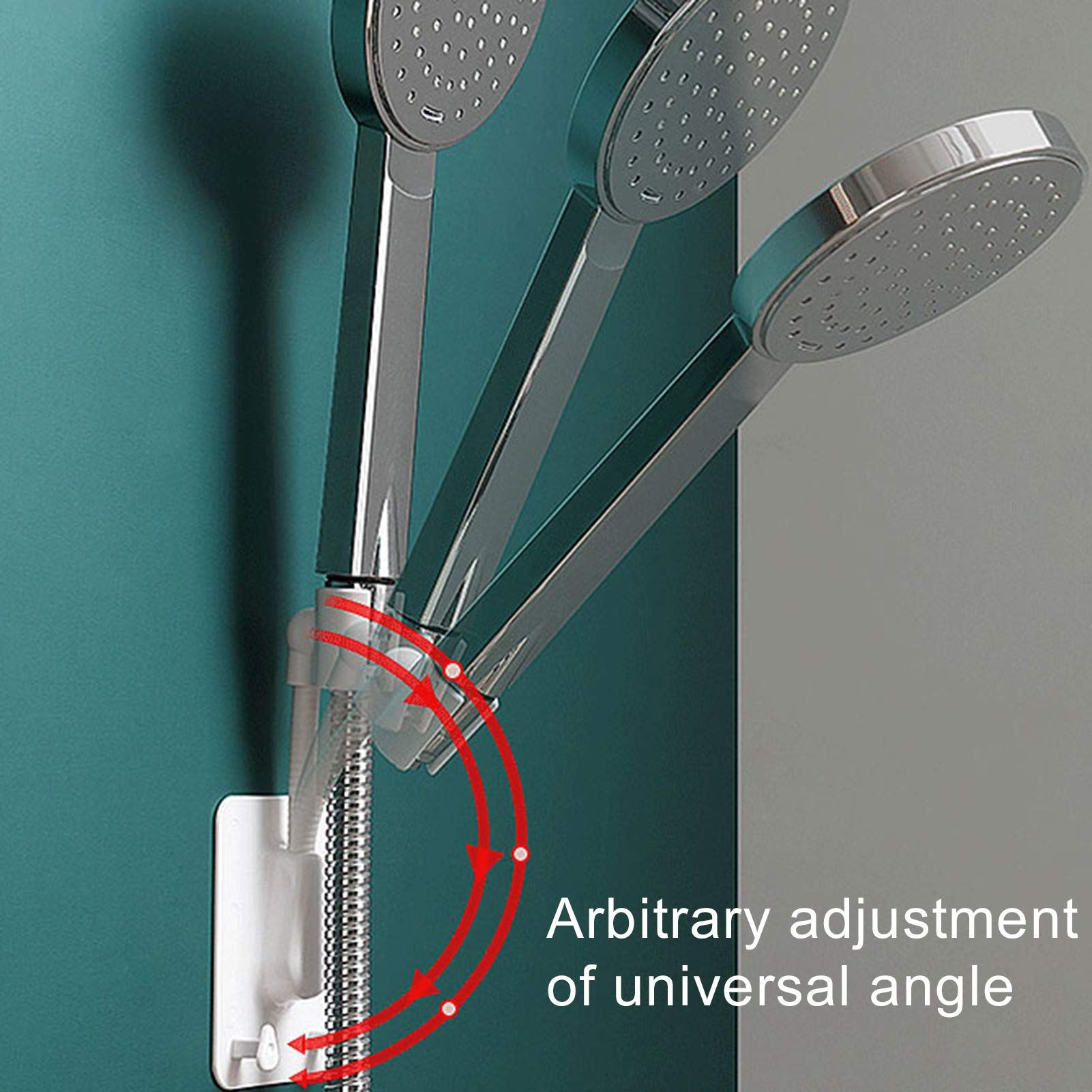 Shower Bracket, Relocatable Handheld Showerhead Holder, 360 Degrees Rotatable view 4