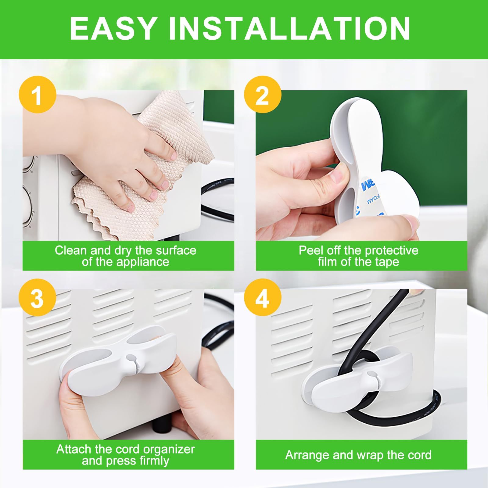 9PCS Cord Organizer for Kitchen Appliances view 3