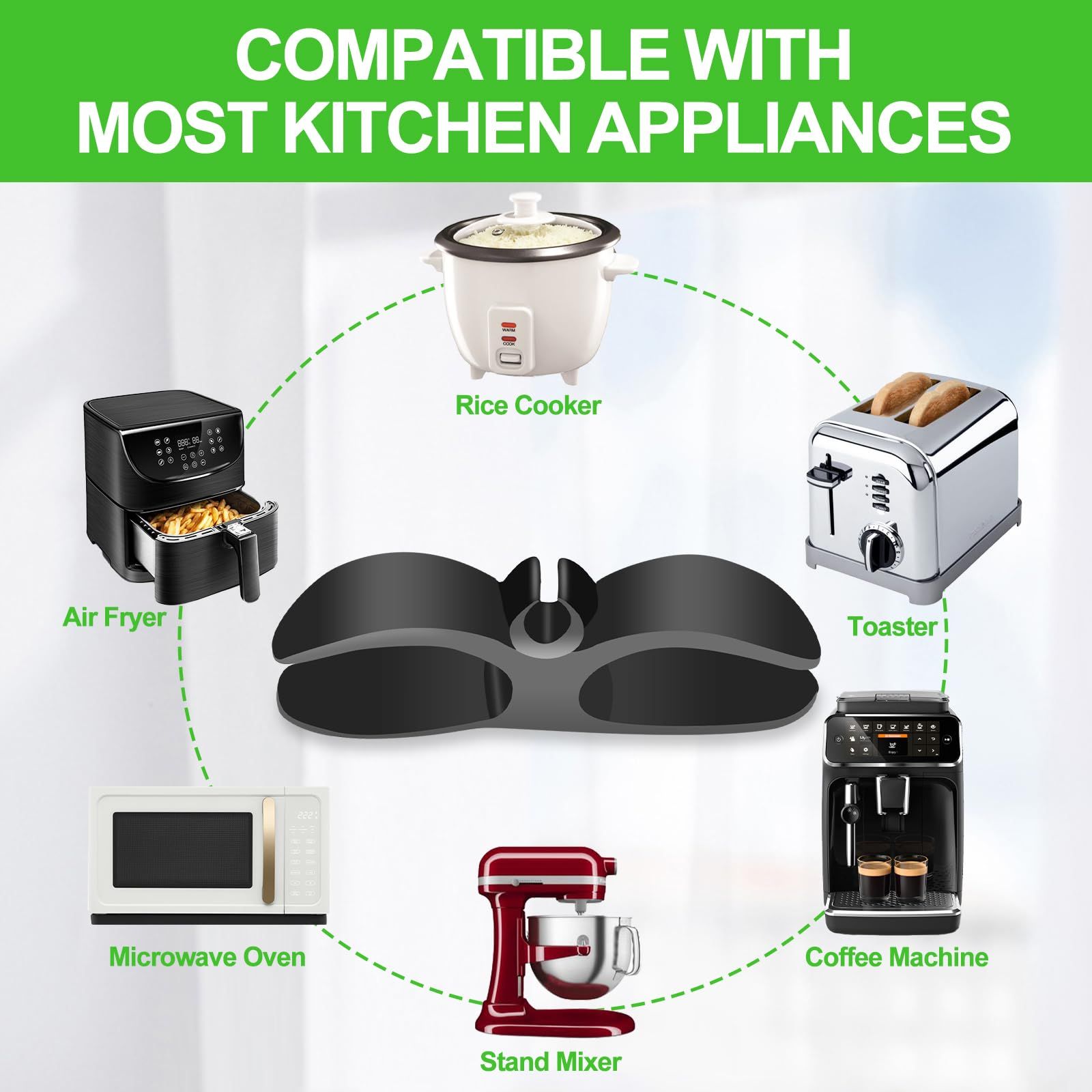 9PCS Cord Organizer for Kitchen Appliances view 4