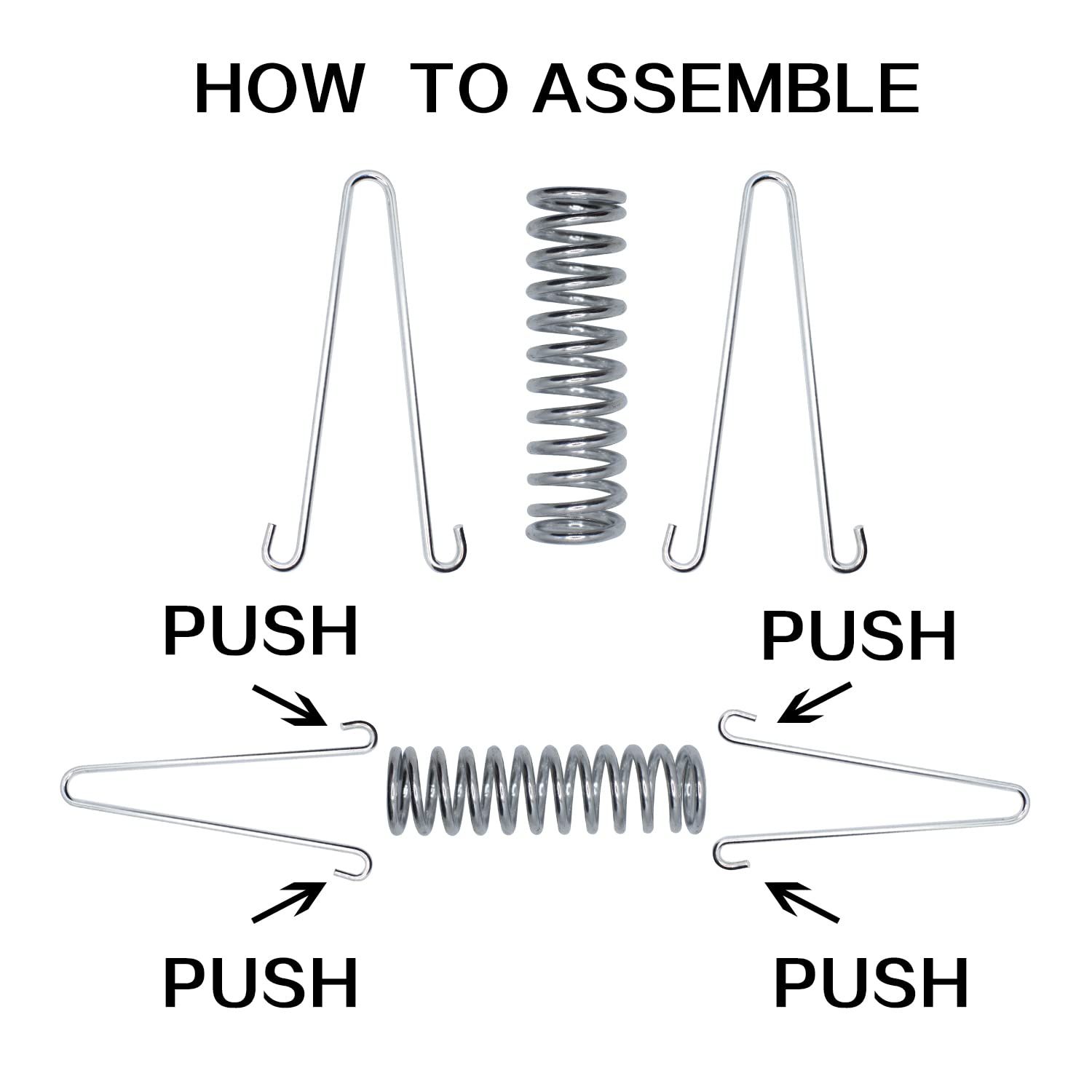 Dog Leash Shock Absorbing Spring - 4 Pcs Dog Tie Out Shock Buffer Spring For view 3