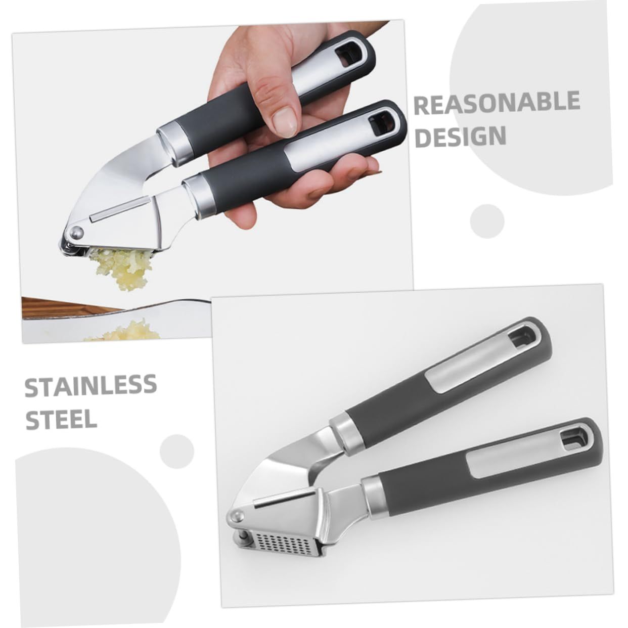 Garlic Press Kitchen Accessory Garlic Mincer for Kitchen Garlic Mincer Tool view 4
