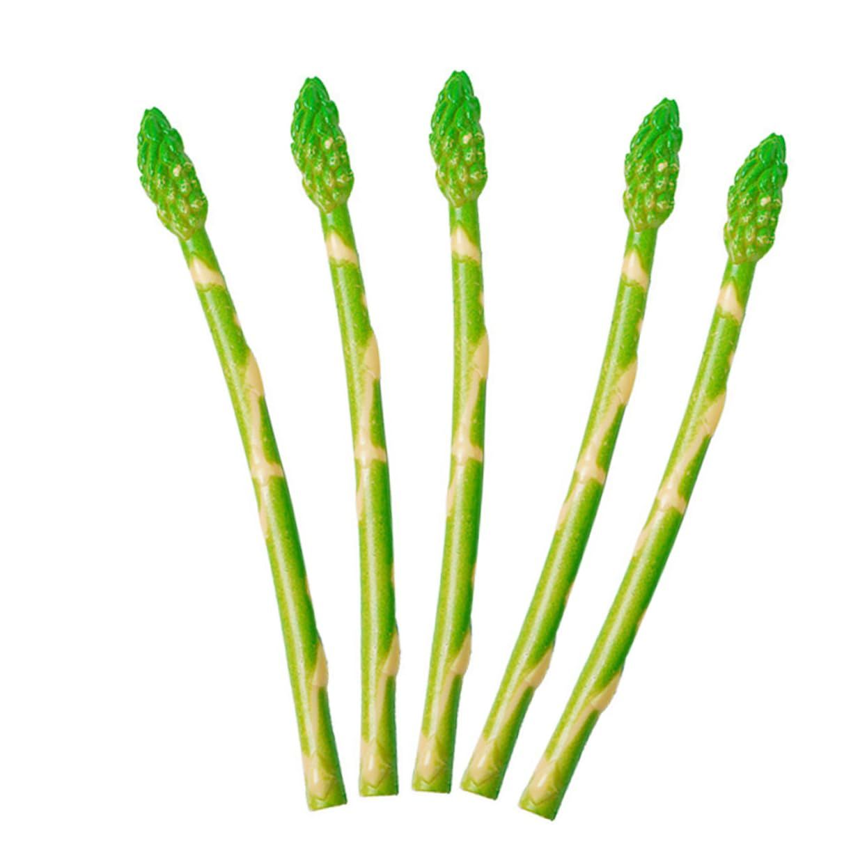 5pcs Simulated Asparagus Lifelike Vegetable Toy Artificial Asparagus Model view 4