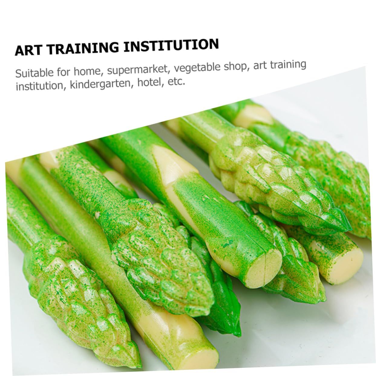 5pcs Simulated Asparagus Lifelike Vegetable Toy Artificial Asparagus Model view 5