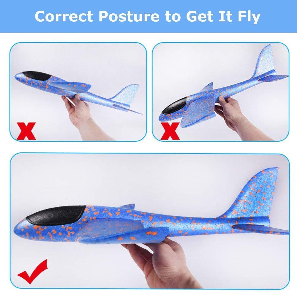 Airplane Toys, Flight Mode Glider, Flying Toy for Kids, Birthday Gifts for view 2