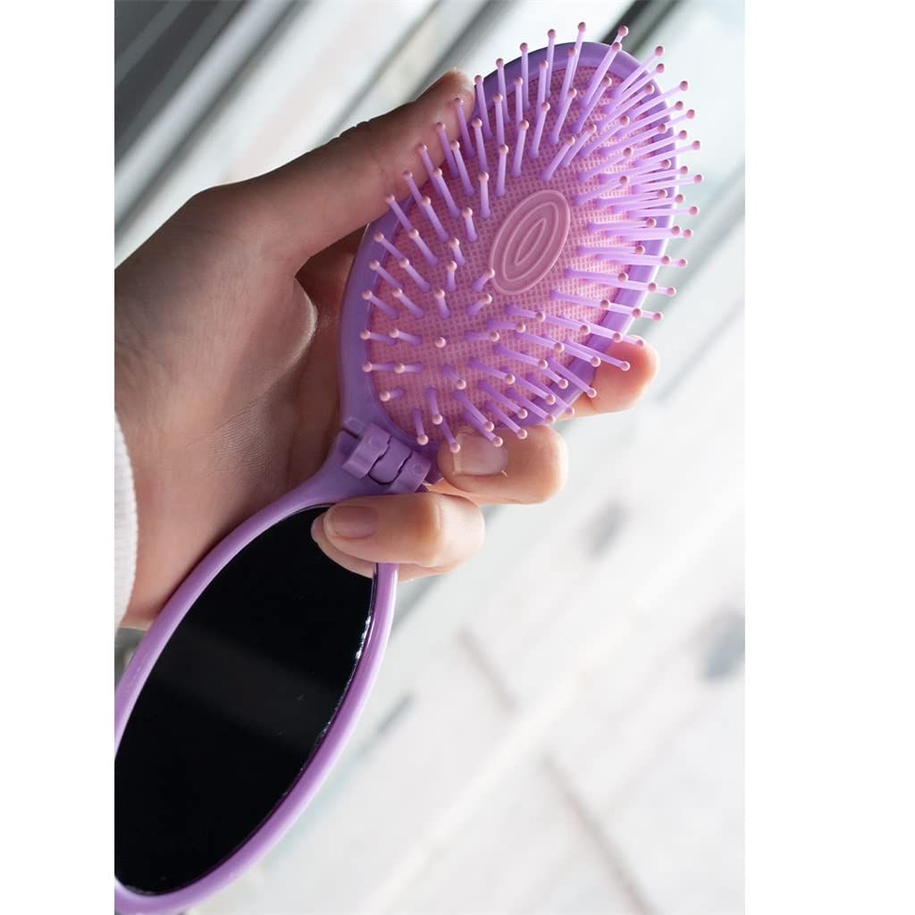 Two-in-one Household Folding Comb Air Cushion Comb Portable Mirror Comb view 3