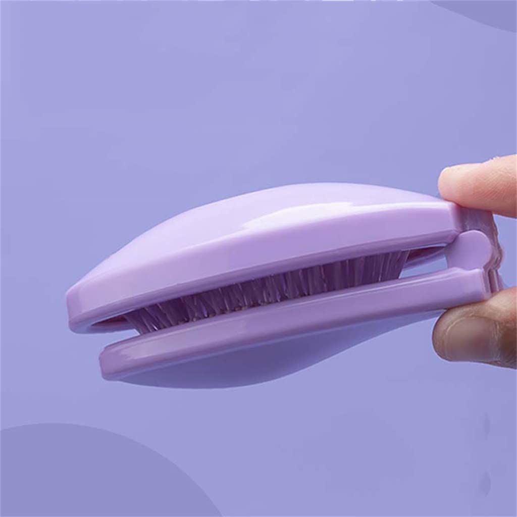 Two-in-one Household Folding Comb Air Cushion Comb Portable Mirror Comb view 5