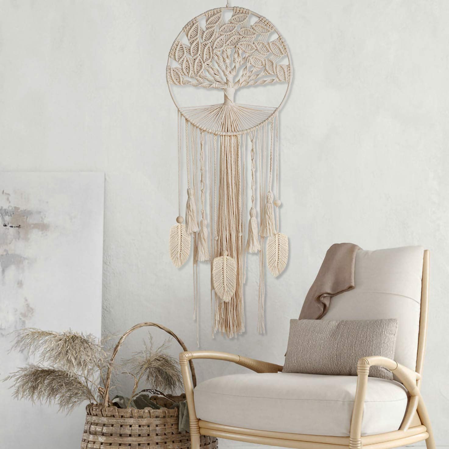 Wall Hanging Large Dreamcatcher Woven Boho Dream Catchers for Home Bedroom view 3