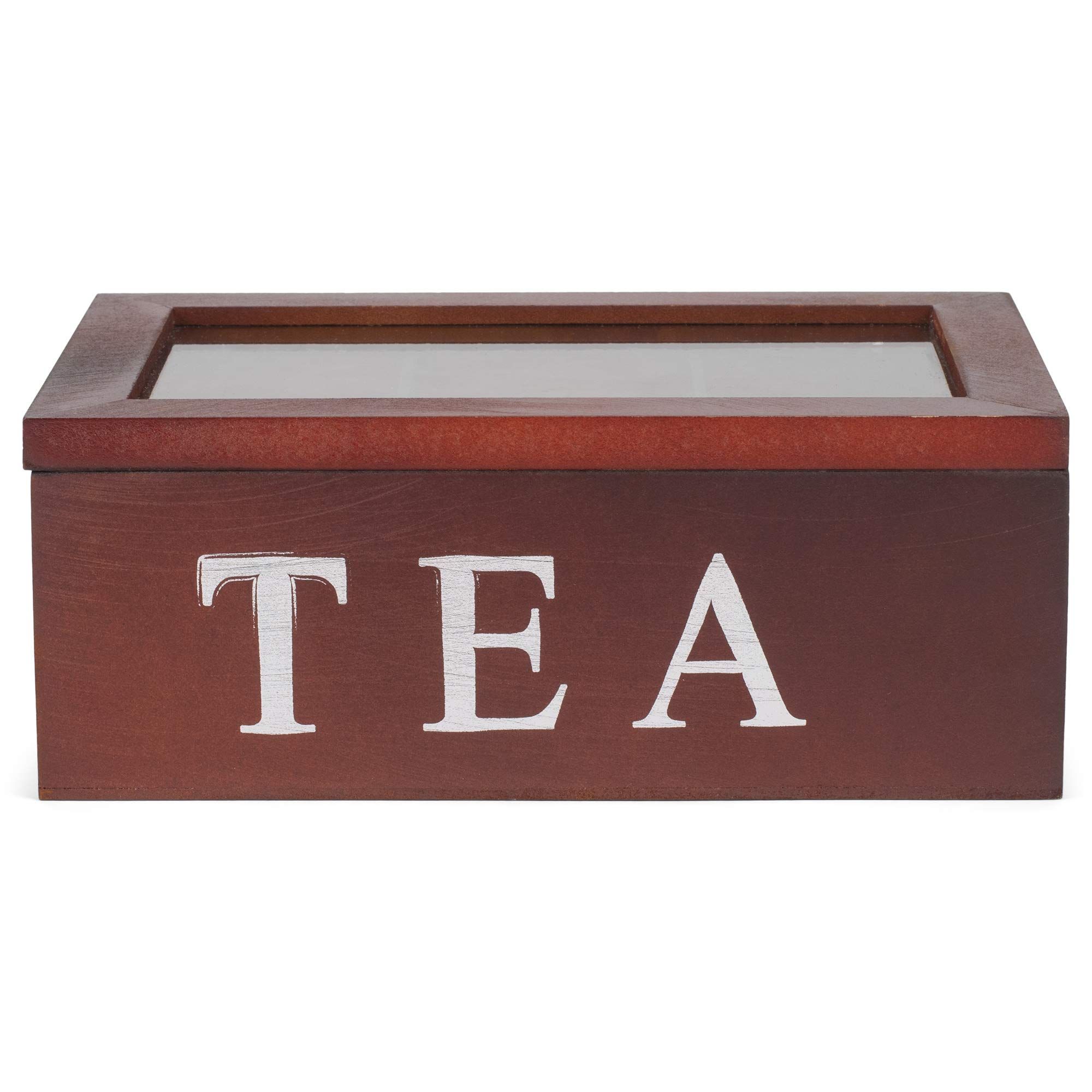 Wooden Chest Storage Box With Lids Vintage Treasure Box With 9 Compartments view 3