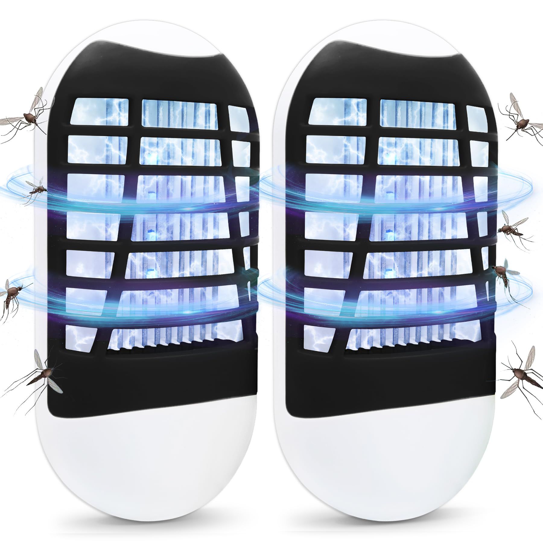 Bug Zapper Indoor, Electronic Fly Zapper Lamp for Home, Eliminates Flies