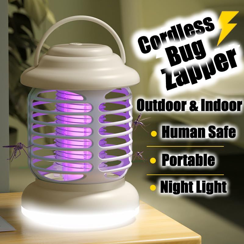Rechargeable Bug Zapper Indoor & Outdoor Cordless view 4