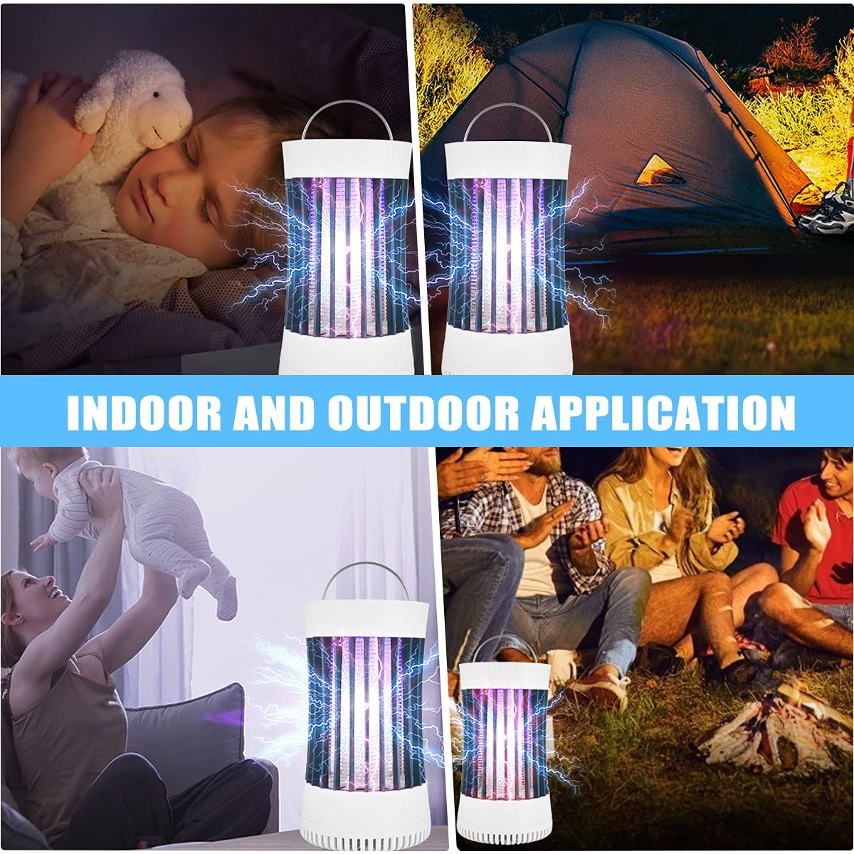 Indoor Outdoor Portable Mosquito Zapper view 5