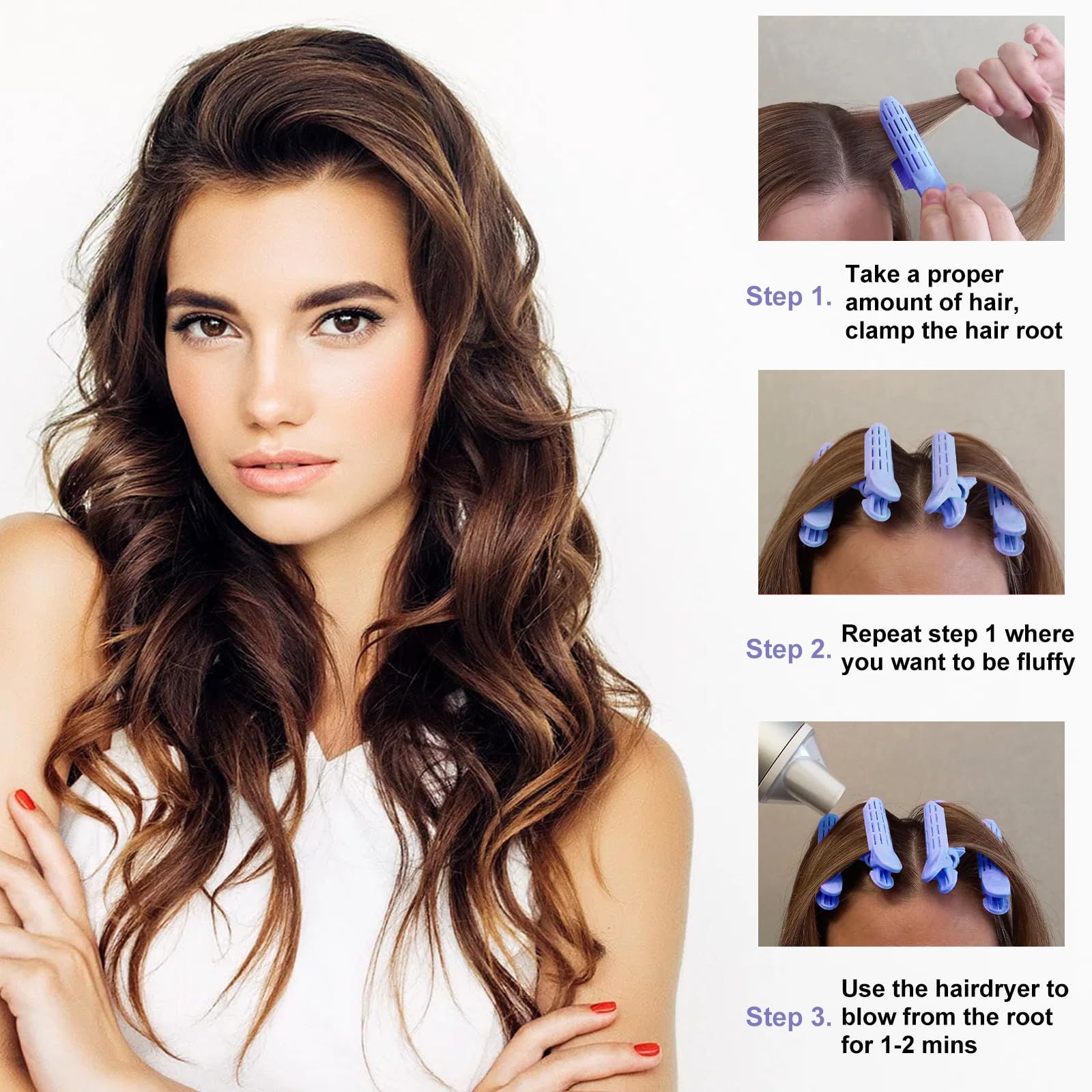 Volumizing Hair Clips for Roots view 3